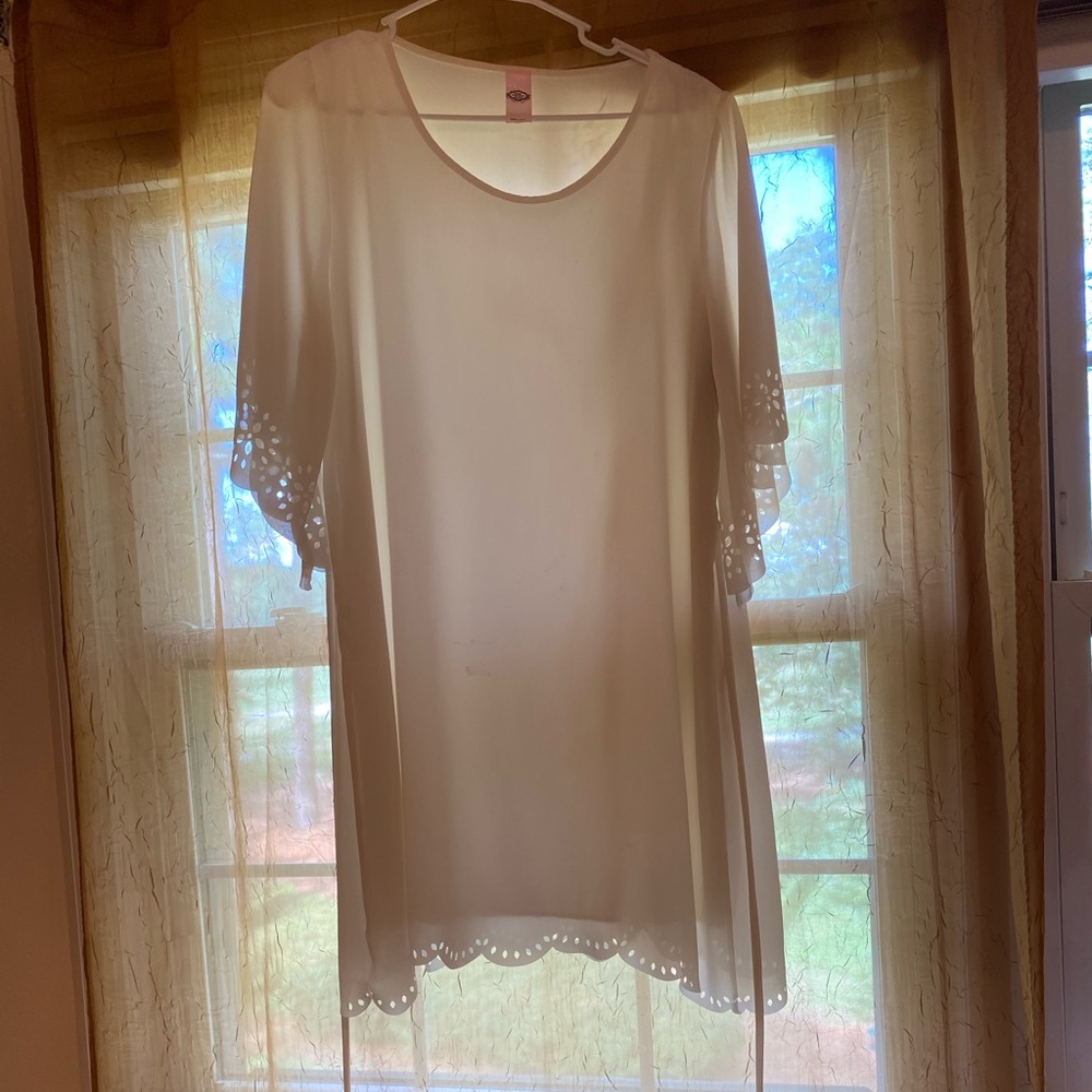🌺White Dress - Pink Coconut Boutique 🥥🌸